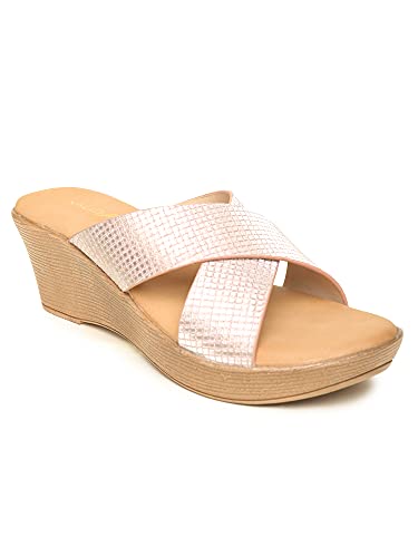 Image of Valiosaa womens Rose Gold Heels Heeled Sandal