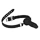 Roluck Mund Knebel mit Schloss Silikon Ball Gag Einstellbar Mundball für Frauen SM Bondage Erotik Sexspielzeug