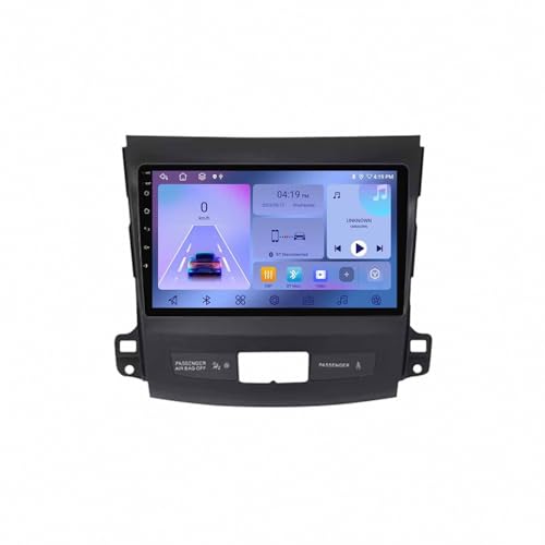 Autoradio Android pour Mitsubishi Outlander 2 2005-2012 avec écran tactile 8 cœurs 4G 64G GPS WiFi