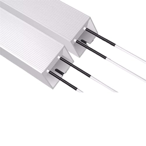 TimoBifu 1Pcs Brake Resistor RXLG 1000W 1500W Aluminum Shell Resistance 1kw 1.5kw Servo Frequency Conversion High Power 5R 40R 100R 500R (Size : 1.5kW 100R)