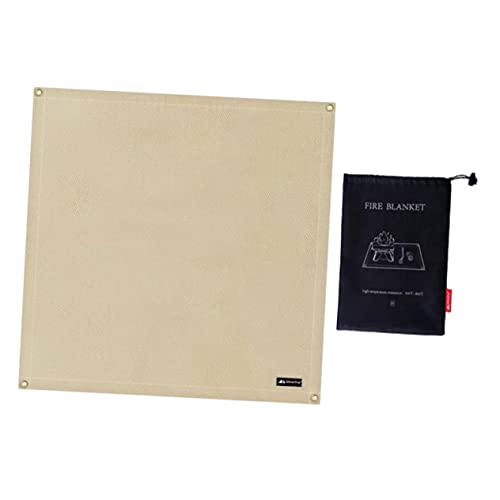 Toddmomy 1Pc Fireproof Camping Mat Heat Resistant Blanket for Outdoor Barbecue Picnic Durable Protective Pad for Safe Cooking Camping Activities