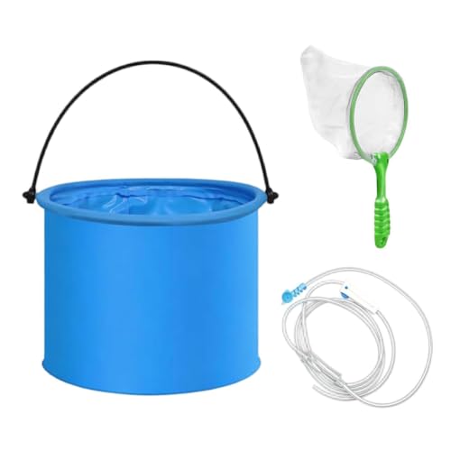 Kit de aclimatación por goteo para peces, transición segura ajustable de 3 piezas con red de cubo, aclimatador de goteo para pecera, para acuario, agua dulce, camarones, corales, caja de cría betta