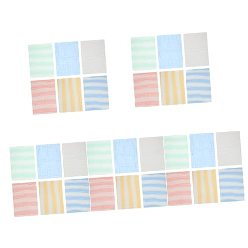 ibasenice 30 Piezas Toalla de algodón toallitas de algodón Muselina Toallas de baño Suaves Toalla de baño Toallas Infantiles Toallas absorbentes Toallas para el Sudor del Bebe bebé Baberos