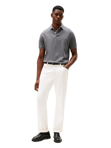 Image of Tommy Hilfiger Men's Short Sleeve Cotton Pique Polo Shirt in Classic Fit