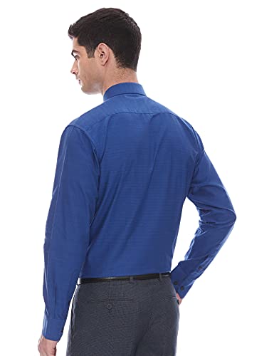 Image of Amazon Brand - Arthur Harvey Men's Regular Shirt (AH01-GTZ-DOB-C100 Royal Blue1 39)