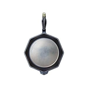 FINEX 8″ Cast Iron Skillet with Lid, Modern Heirloom, Handcrafted in the USA, Pre-Seasoned with ORganic Flaxseed Oil