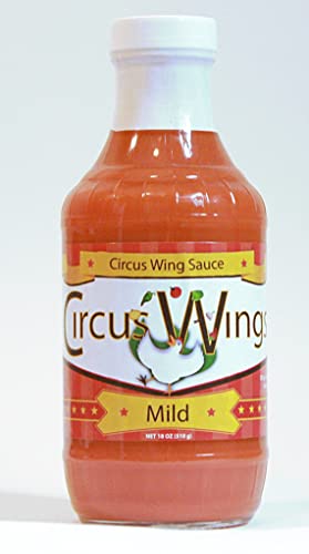 Circus Wing Sauce (Mild Buffalo, 18 oz) Best Wing Sauce Out of the Midwest