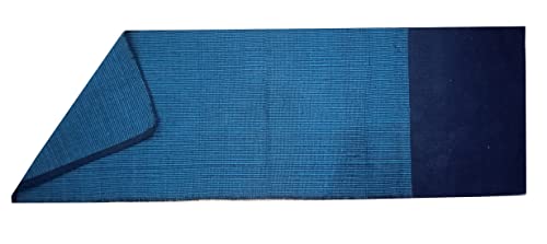 Purpledip Cotton Floor Runner Yoga Mat: Handwoven Heavy Weave Anti-Skid Mats for Yogasana Pranayam - Image 2