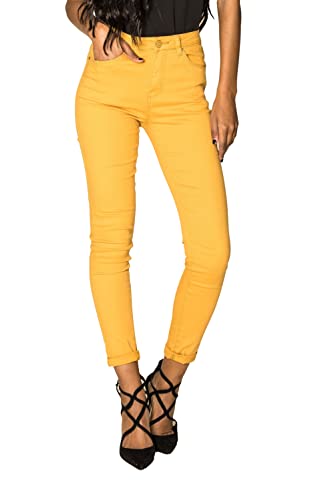 Nina Carter P109 Damen Skinny Fit Jeans High Waist Slim Hose Figurbetonte...