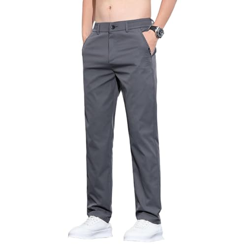 Pantalon en soie glacée homme chic et léger pour un confort absolu en été