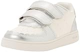 Respirant Geox B Eclyper Girl A Chaussures pour bébé Fille Blanc/argenté Pointure 24