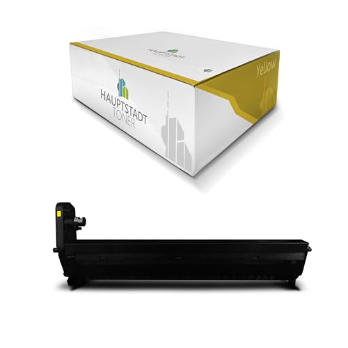 HAUPTSTADT TONER Tambor amarillo compatible para Oki C5650 C5750 sustituye a 43870005
