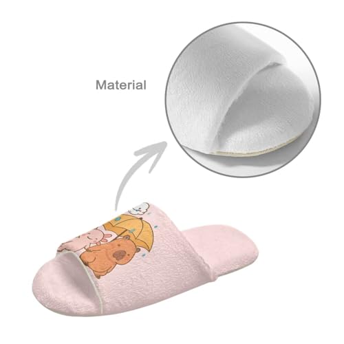 chaqlin Cartoon Slippers for Women Japanese Style House Slippers Indoor Open Toe Bathroom Slides Sandals for Home Use4