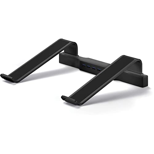 DAC Non-Skid Laptop USB 3.0 Hub & Stand, Black