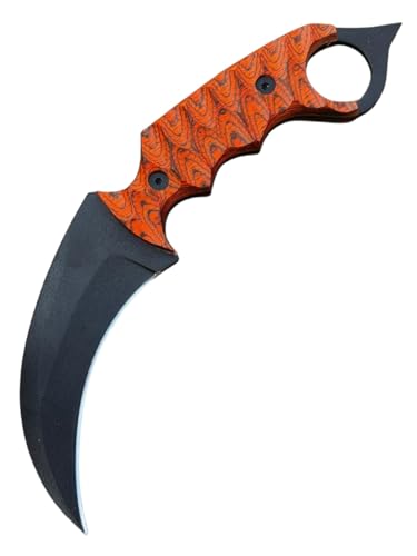 Handmade Fixed Blade Carbon Steel Kivi Knife with Leather sheath use for Camping Hiking viking Hunting knifes Gift for Man