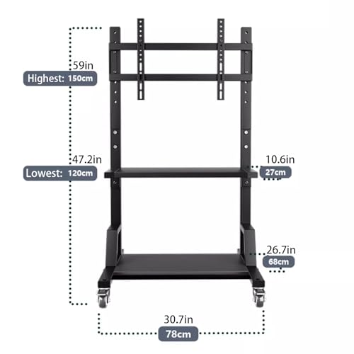 Soporte móvil para TV de 32 a 75 pulgadas con ruedas miniatura 3