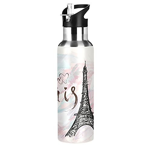 Paris Insulated Stainless Steel Water Bottle 20 oz