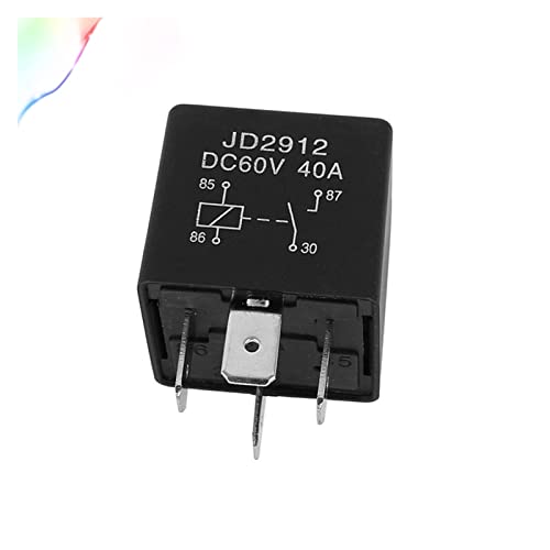 Relais de puissance automobile JD2912 60V pour résoudre les surchauffes de circuit 4 pin