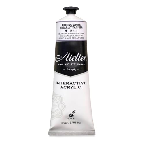 Atelier Interactive Acrylic Tinting White (Pearl Titanium) 80ml