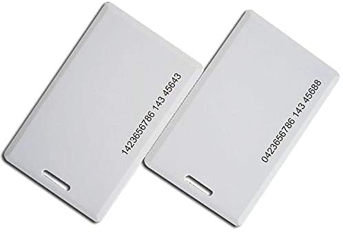 WeKonnect; Pack of 2 RFID Thick Cards, 125kHz Access Card Proximity RFID Smart Card 1.8mm Thick with Slot Hole for Access Control System & Time Attendance (B09FQ7TKFF) Amazon Price History, Amazon Price Tracker