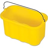 Rubbermaid Commercial Products FG9T8200YEL Desinfektionsbehälter, Haushaltswagen-Zubehör, gelb