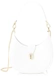 FELIPA Bolso de Mujer en Forma de Bola de Masa, Clutch, Blanco, Einheitsgröße