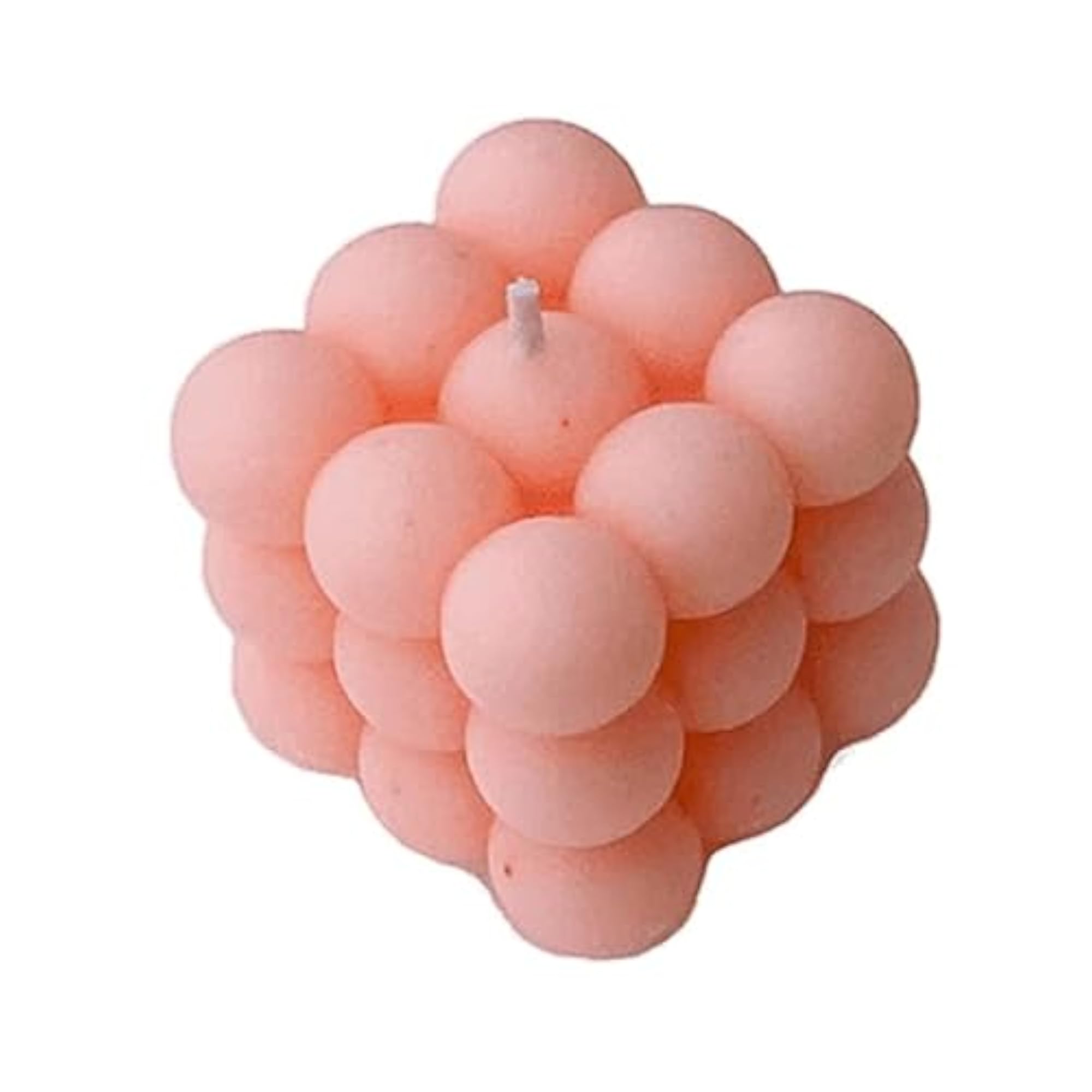 Bubble Cube Decorative Scented Candle, Pink Geometric