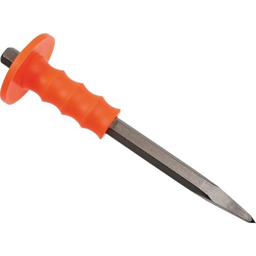 Mayhew Select 80205 3/4-by-12-Inch Guardian Handguard Bull Point Chisel