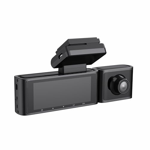 Image of DC 203D Quad HD Triple Channel Dashcam (Front+Cabin+Rear - 2026 Edition) with 3.18 inch Display|F True 2K, Cabin True FHD, Rear FHD Resolution | 4MP Front Camera |WDR |