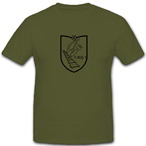 T-shirt de chasse fini les frottements avec 1 arme à air emblème 7,/JG1