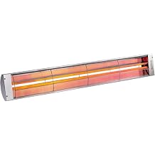 Bromic Cobalt Smart Heat 6000W Electric Patio Heater - Dual Element Infrared, 240V, Silver Finish - BH0610004