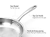 CHEF TOPF 5-ply Stainless Steel Frying Pan 10inch, Full 5-Ply Clad Construction Professional Grade Pan, Brushed Finish, Induction Cooking Pan, Oven Safe, Dishwasher Safe #5