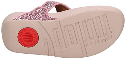 Image of FitFlop Lulu Multi-Tonal Glitter Toe Post Sandals