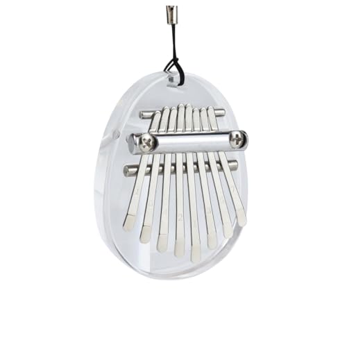 Holibanna 1 Set Key Thumb Piano Small Music Instrument for Beginners Transparent Design Lightweight Portable Kalimba for Stage Performance present