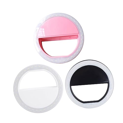 3pcs Flash Light Ring Light Camera Beauty White