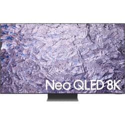 Samsung TV Neo QLED QE75QN800CTXZT, Smart TV 75' Série QN800C, Neo QLED 8K UHD, Dolby Atmos, Alexa et Google Assistant intégrés, Titan Black, 2023, DVB-T2