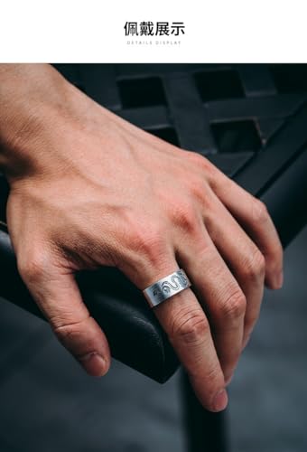 Bague dragon homme réglable en acier rétro style vintage punk