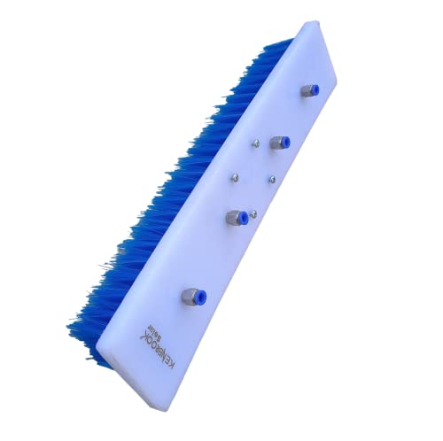 Image of Kenbrook Solar Panel Cleaning Brush With Pipe & Other Accessories (Without Pole), Black,Aluminium
