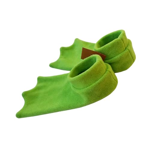 Pantuflas de casa con pies de rana, novedades, disfraz de animal, zapatos cálidos para el hogar para adultos, divertidas pantuflas para el hogar