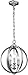 Feiss F3059/3PN Corinne Orb Crystal Inlay Pendant Lighting, Chrome, 3-Light (11"Dia x 14"H) 180watts