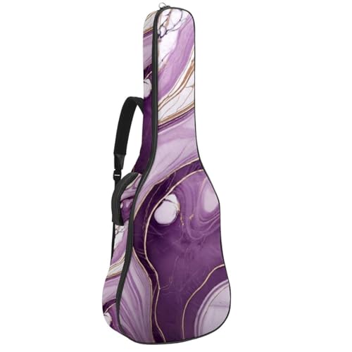 Sac pour guitare acoustique étanche 42.9" violet marbre