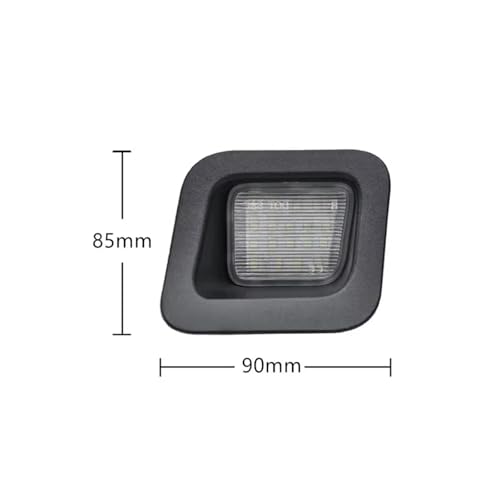 Luces led blancas para matrícula en rutas nocturnas de RAM 2500 5