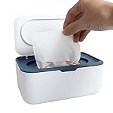 Gran capacidad: hasta 150 toallitas de limpieza: se adapta a la mayoría de las toallitas disponibles en el mercado. El diseño cóncavo superior de la tapa es adecuado para guardar todo tipo de objetos pequeños de la vida cotidiana. 7,72 x 5,11 x 3,01 pulgadas.