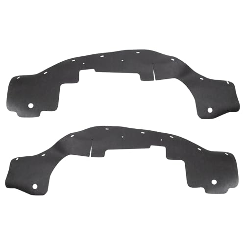 Image of TRQ Front Inner Fender Liner Set Compatible with 2003-2014 Chevrolet Express 1500 2003-2023 Express 2500, 3500 GMC Savana 1500, 2500, 3500 GM1250131 GM1251131