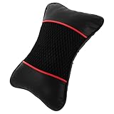 Coussin appuie-tête : fabriqué en similicuir respirant, ce coussin appuie-tête offre une expérience luxueuse et confortable. oreiller cervical pour siège
