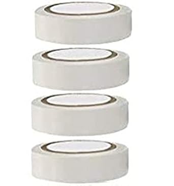 On Blow PVC Insulation Electrical Tape (Pack of 4) | White Color | Each Roll 20 Meters