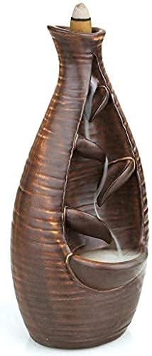 Miniatura 3 de Quemador de incienso, quemador de incienso de cerámica, cascada, soporte de incienso para aromaterapia