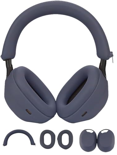 JIAYJP For WH-1000XM6 �p �P�[�X �J�o�[�i �w�b�h�o���h �J�o�[ +�C���[�p�b�h �J�o�[�j�ی�P�[�X �V���R���f�� �L�Y�h�~ �h�o �����h�~ ���􂢉\ 2-in-1 �i�u���[�j