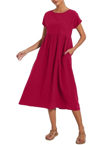 Loose Fit Casual Maxi Dress for Women