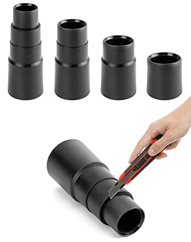QWORK® 5 Pcs Vacuum Cleaner Adaptor for Power Tools, Universal Dust Extraction Adapter Vacuum Cleaner Hose Converter 21-35 mm Inner Diameter 3 QWORK® 5 Pcs Vacuum Cleaner Adaptor for Power Tools, Universal Dust Extraction Adapter Vacuum Cleaner Hose Converter 21-35 mm Inner Diameter - Image 3